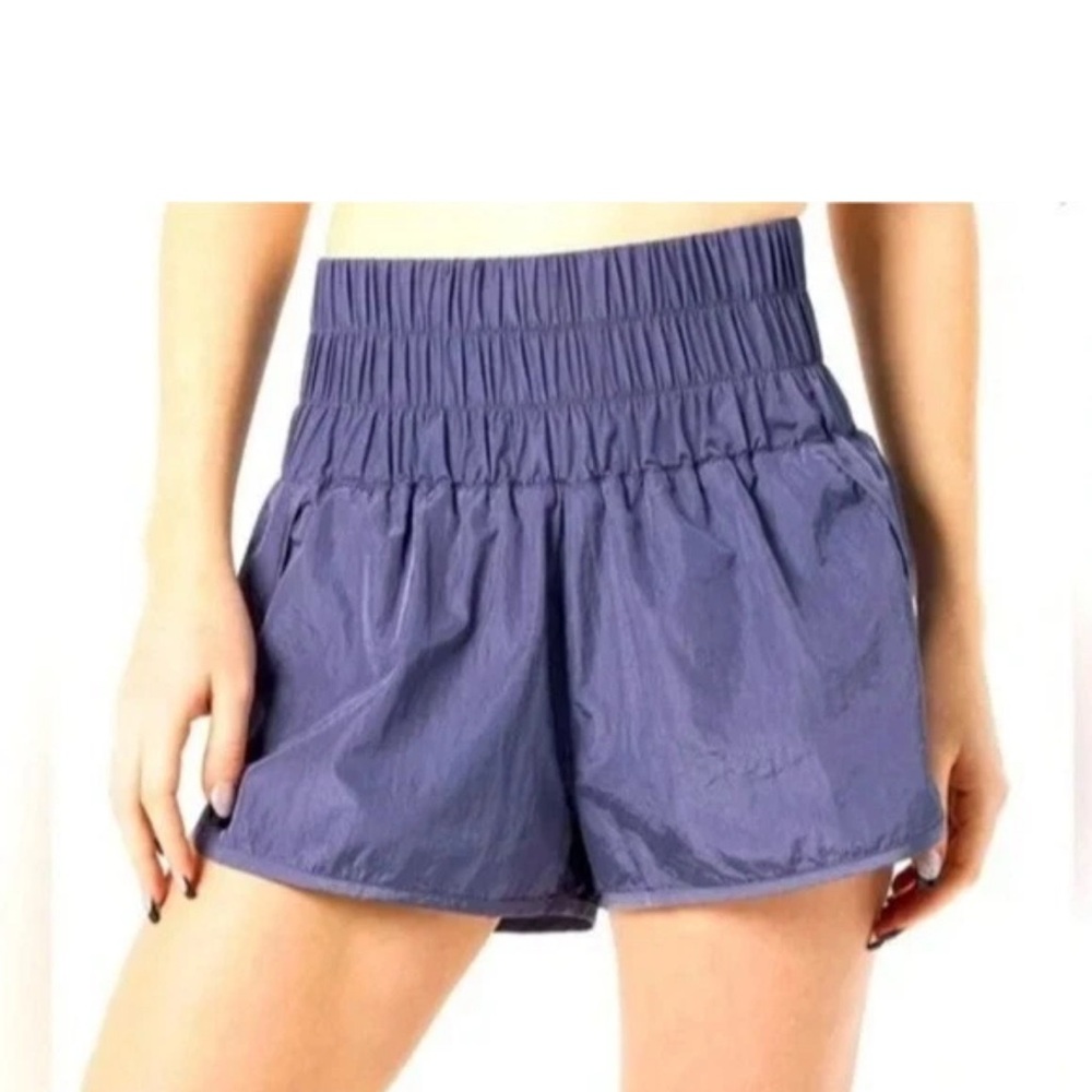 FREE PEOPLE MOVEMENT The Way Home Shorts Deep Sea